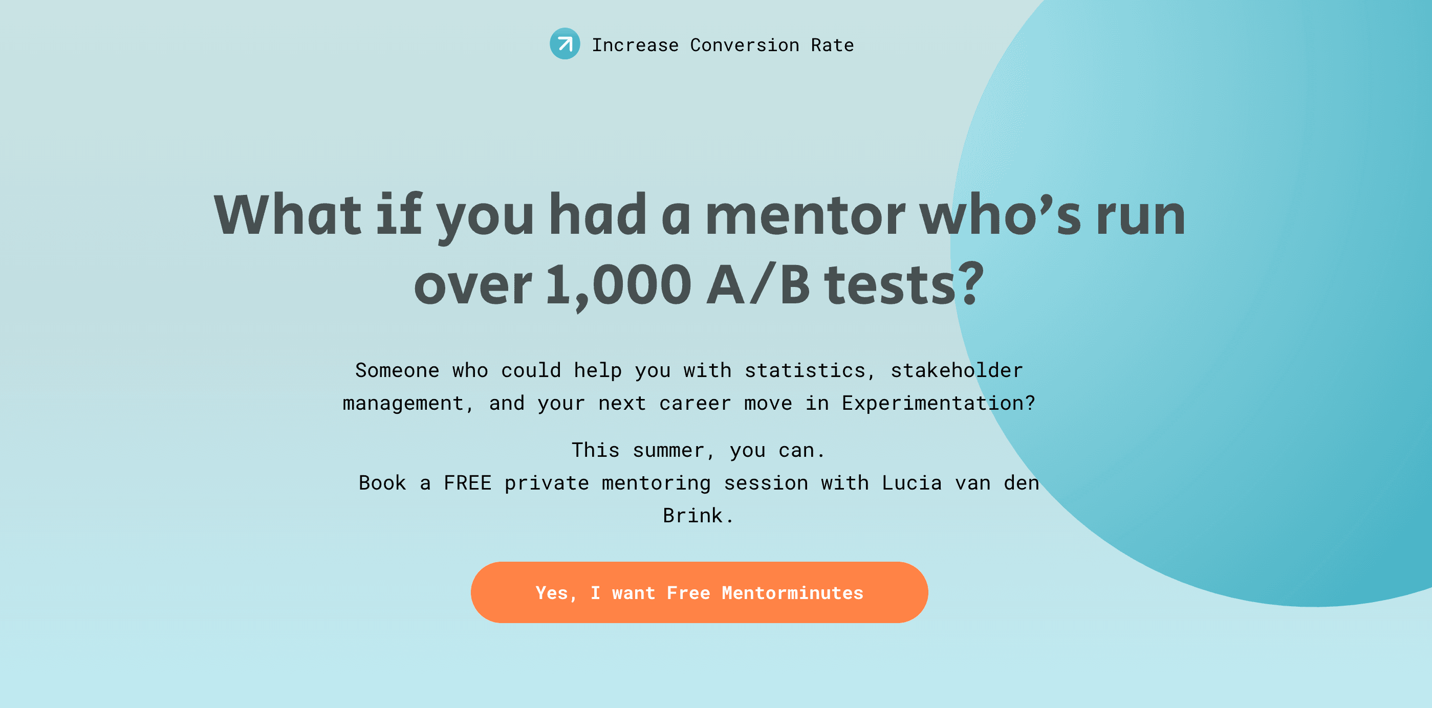 1:1 CRO Mentorminutes...